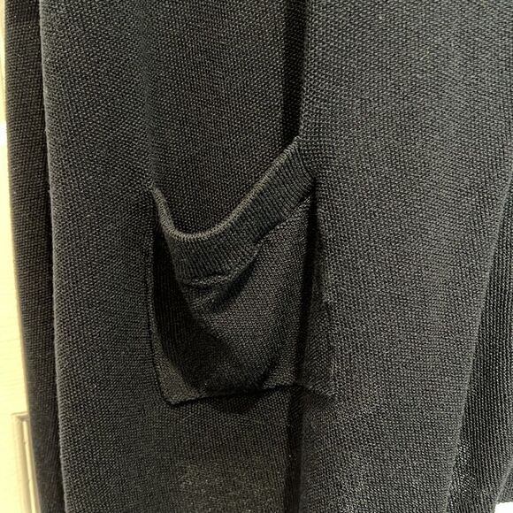 Dark Navy Blue Cap Sleeve Button Up Cardigan Size 3X - Picture 5 of 13